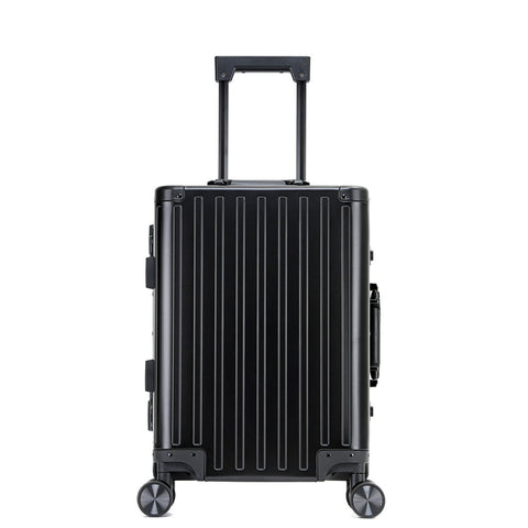 Black Aluminium Carry On Luggage Suitcase 20-Inch - Hand Luggage